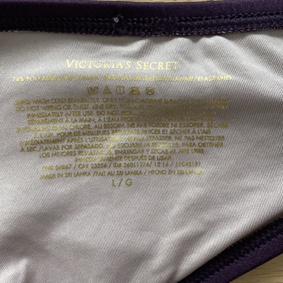 Victoria’s Secret Plum Coloured Ruched Bikini Swim Bottoms - Picture 5 of 5